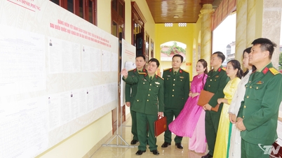 タイグエン軍は選挙日に備えている。