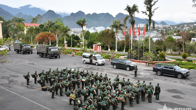 The Lai Chau Provincial Military Command is practicing transitioning to combat readiness.