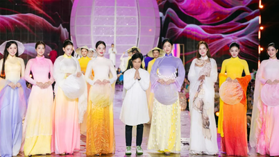 Artizanul și designerul Trung Dinh țese aspirațiile vietnameze pe rochii ao dai din mătase.