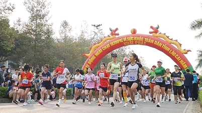 Lao Cai bevordert de ontwikkeling van sport in het leven van mensen.