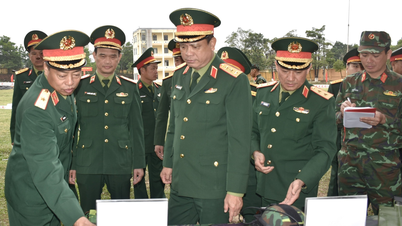 Thượng tướng Nguyễn Trường Thắng kiểm tra công tác chuẩn bị đón tiếp Bộ trưởng Bộ Quốc phòng Trung Quốc tại Lữ đoàn Đặc công bộ 113
