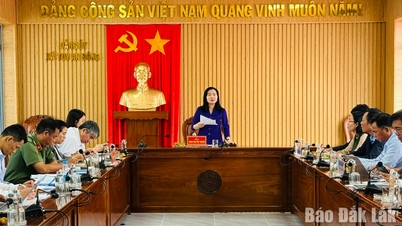 El Grupo de Trabajo Nº 4 está supervisando el trabajo electoral en las comunas de Xuan Tho y Tuy An Dong y el barrio de Xuan Dai.