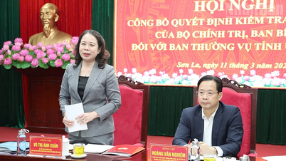 Annonce de la décision du Politburo et du Secrétariat concernant l'inspection et la surveillance à Son La.