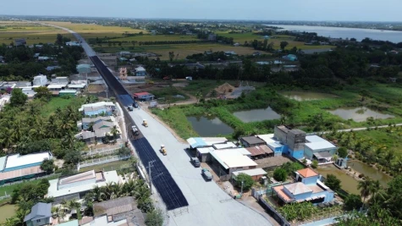 Dong Thap: Pavimentación de asfalto en la carretera provincial 864