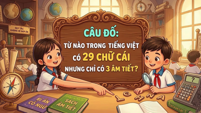 Welk Vietnamees woord heeft 29 letters maar slechts 3 lettergrepen?