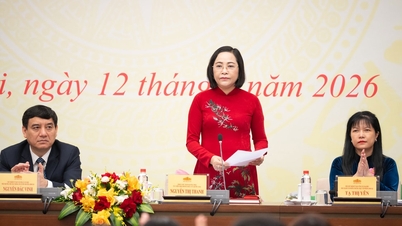 A vice-presidente da Assembleia Nacional, Nguyen Thi Thanh, presidiu uma coletiva de imprensa sobre a eleição de deputados da Assembleia Nacional e deputados do Conselho Popular em todos os níveis para o mandato de 2026-2031.