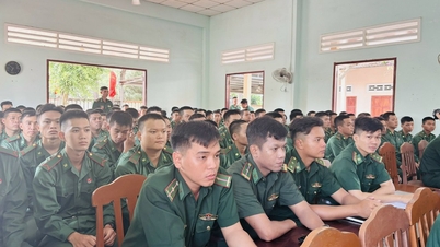 Opening ceremony for new recruit training in 2026.