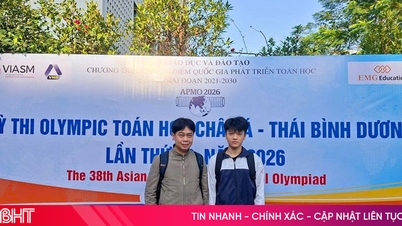 Um estudante do sexo masculino da província de Ha Tinh obteve a pontuação mais alta entre os estudantes vietnamitas na Olimpíada Matemática da Ásia-Pacífico.