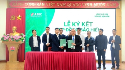 Ondertekening van een kredietovereenkomst voor de financiering van het waterkrachtcentraleproject Nam Chan 1.