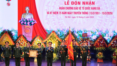 Le Théâtre de chant et de danse de l'Armée reçoit l'Ordre de la Défense nationale de troisième classe.