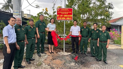 Launching the "Effective Public Mobilization - Security Camera" model in Suoi Dau commune.