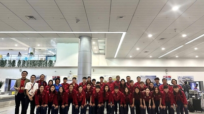 Het Vietnamese nationale vrouwenelftal keert terug naar huis na hun deelname aan de AFC Women's Asian Cup 2026.