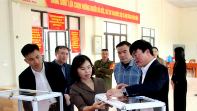 Quang Ninh: La subsecretaria permanente del Comité Provincial del Partido y presidenta del Consejo Popular Provincial, Trinh Thi Minh Thanh, inspecciona los preparativos electorales en varias localidades.