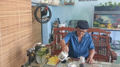 The aroma of tea, the taste of coffee in a peaceful lifestyle.