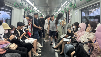 Con el aumento de los costos del combustible, los residentes de Hanoi están cambiando gradualmente al metro.