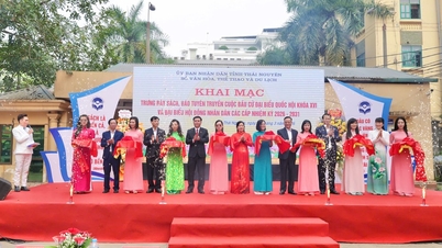 Thai Nguyen exibe mais de 1.000 materiais de propaganda eleitoral.