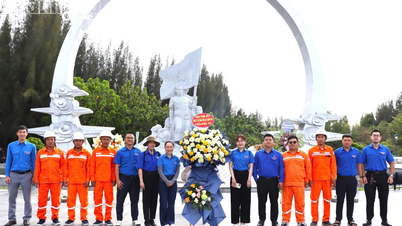 Tuổi trẻ Công ty Cổ phần Điện lực Khánh Hòa dâng hương tưởng niệm chiến sĩ Gạc Ma