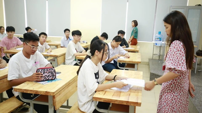 Hanoi tillkännager nya poäng i inträdesprovet för 10:e klass på specialiserade gymnasieskolor.