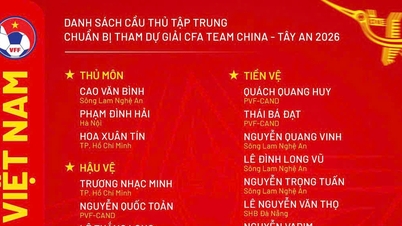 Vietnam U23 takımında 1.96 metre boyunda bir stoper ve yurtdışında oynayan iki Vietnamlı oyuncu bulunuyor, birçok 'şok edici' yüz var: Teknik direktör Kim takımı yönetmeyecek.