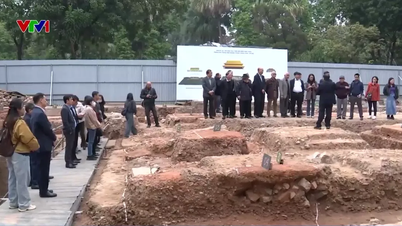 New archaeological discovery at Thang Long Imperial Citadel.