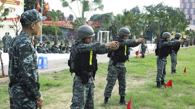 Elite special forces police are ready to ensure absolute security on election day.