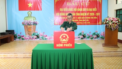"국가 축제" 기간 동안 요크돈 국경 경비 초소에는 흥분이 가득합니다.