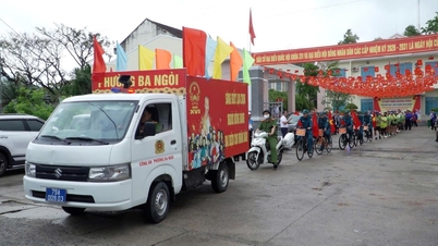 Ba Ngòi Ward launches the "Every Step Run - A Responsible Vote" program in response to election day.