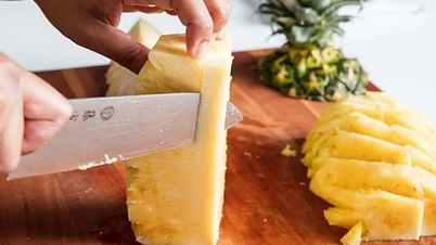 Comment éviter une sensation de brûlure sur la langue lorsqu'on mange de l'ananas frais.