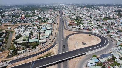Ruas jalan tol Bien Hoa - Vung Tau sepanjang 16 km, yang dijadwalkan diresmikan pada bulan Mei, akan memiliki tampilan baru.