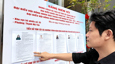Nguyen Van Chung compôs uma música para o dia da eleição.