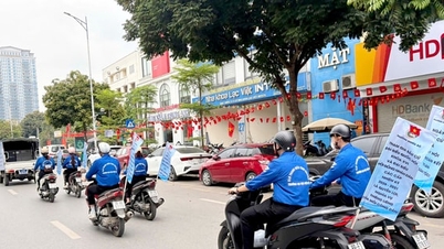 Οι νέοι στην περιφέρεια Νγκία Ντο ξεκινούν προεκλογική προπαγάνδα.