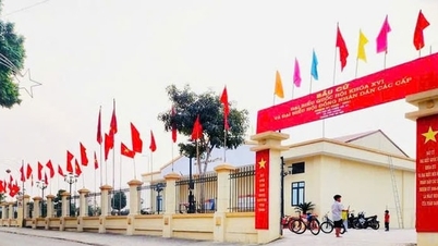 चुनाव के दिन से पहले फु कैट को झंडों और फूलों से सजाया गया है।