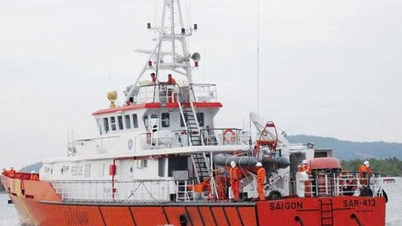 Salvarea cu succes a membrilor echipajului de pe o navă de marfă scufundată pe mare.