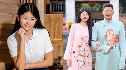Putri MC Binh Minh yang berusia 17 tahun, yang memiliki tinggi 1,76m, telah disarankan untuk "mengikuti kontes kecantikan".
