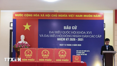 Alegerile Adunării Naționale și ale Consiliului Popular: Alegătorii din Hanoi și-au exprimat cu mândrie voturile, acordându-și încredere în alegeri.