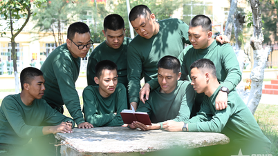 Quang Ninh Provincial Military Command: A rewarding day off for new recruits at Regiment 244