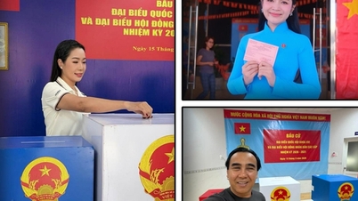 Artiștii și scriitorii s-au dus cu entuziasm la urne, punându-și încrederea în viitorul țării.