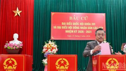 Comrade Chairman of the Central Inspection Committee participates in the election in Lang Son.