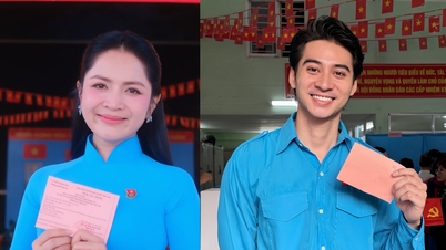 Quyền Linh, Phương Mỹ Chi… y otras estrellas vietnamitas se dirigen con entusiasmo a las urnas.