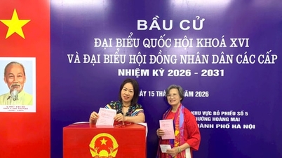 Hanoi: 89,09 % av väljarna hade röstat klockan 15.00 den 15 mars.