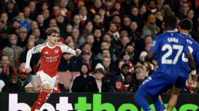SOROTAN PERTANDINGAN: Gelandang berusia 16 tahun mencetak gol, Arsenal memenangkan pertandingan mendebarkan melawan Everton.