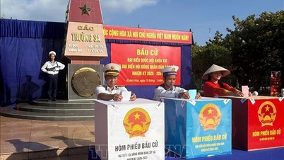 ខេត្ត Khanh Hoa បានបញ្ចប់ការរៀបចំការបោះឆ្នោតមុនកាលកំណត់។