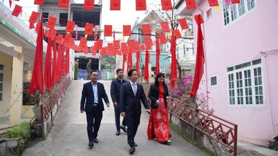 Secretarul adjunct al Comitetului Provincial al Partidului și președintele Comitetului Popular Provincial, Le Hai Hoa, a participat la ceremonia de deschidere și și-a exprimat votul la secția de votare nr. 3, sectorul Nung Tri Cao.
