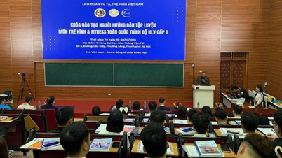 Over 200 trainees participated in the Level II Fitness Trainer course in Hanoi.