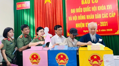 Gia Lai avslutade sin valdagen med ett valdeltagande på 99,76 %.