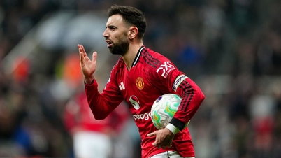 Bruno bersinar saat Man United mengalahkan Aston Villa.