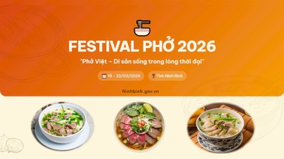 "फो महोत्सव - 2026" का आयोजन निन्ह बिन्ह में "वियतनामी फो - आधुनिक युग के केंद्र में एक जीवंत विरासत" विषय के साथ किया जाएगा।