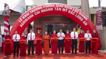 Agribank Bac Long An, Loc Giang İşlem Ofisini açtı.