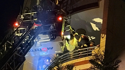 המשטרה חילצה חמישה בני אדם שנלכדו בבית בוער ברובע בן טאן.