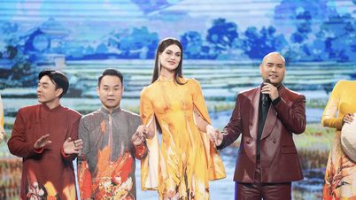 A 2025-ös Miss Charm Anna Blanco ao dai-t (hagyományos vietnami ruhát) viselt, és vietnami művészek mellett vett részt egy divatbemutatón.